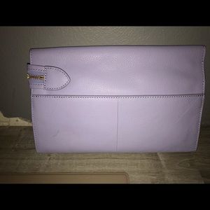 Lsaac Mizrahi leather clutch
